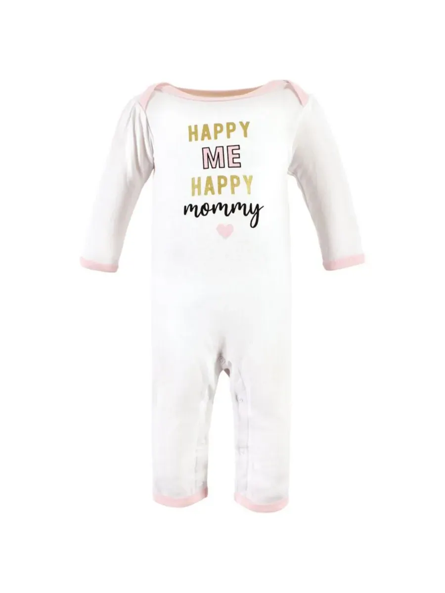 Мягкий хлопковый комбинезон для девочек Hudson Baby, леопард mamas mini — изображение 4 из 5