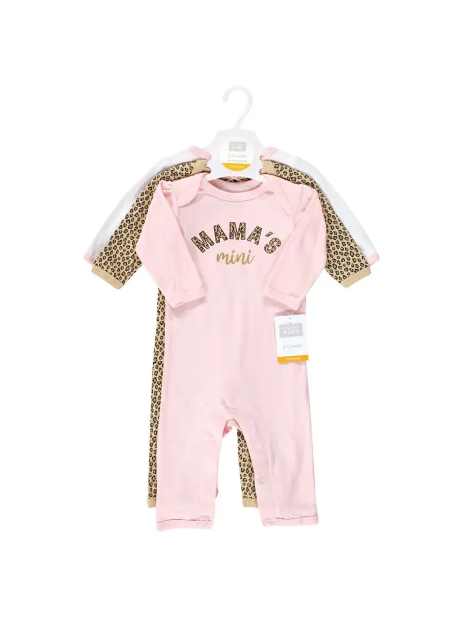 Мягкий хлопковый комбинезон для девочек Hudson Baby, леопард mamas mini — изображение 5 из 5