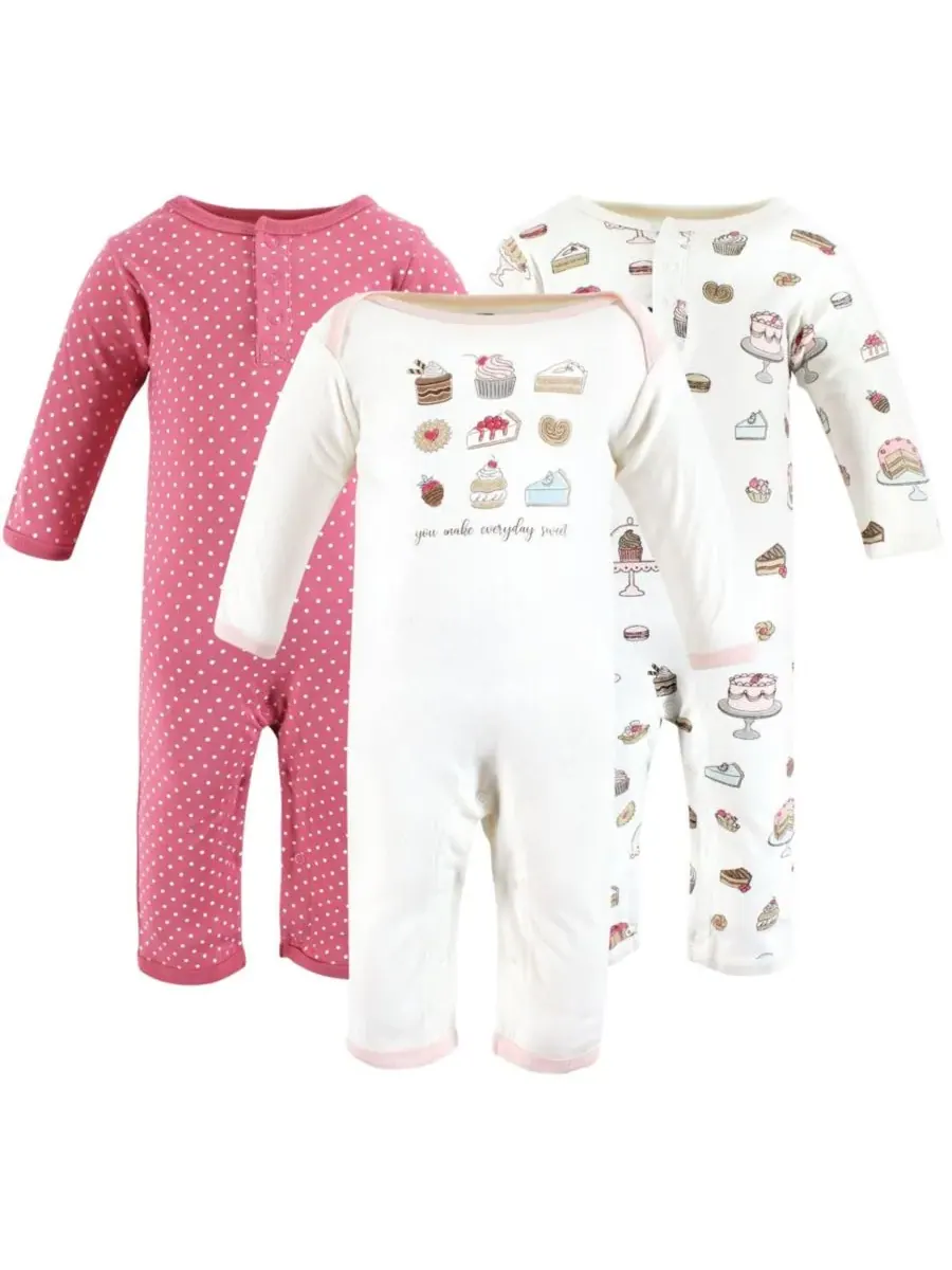 Мягкий хлопковый комбинезон для девочек Hudson Baby, Sweet Bakery — изображение 1 из 5