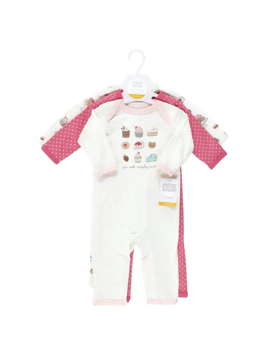 Мягкий хлопковый комбинезон для девочек Hudson Baby, Sweet Bakery — изображение 2 из 5