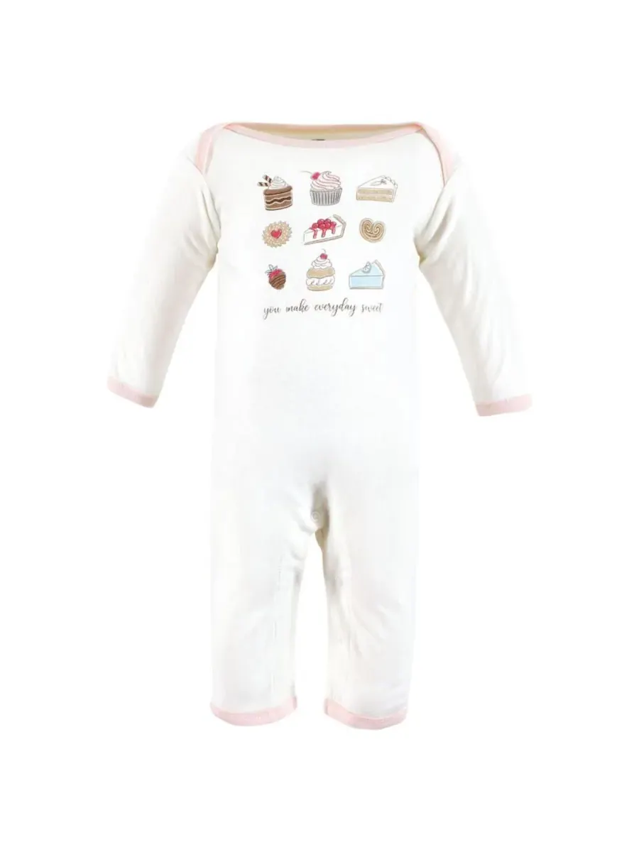 Мягкий хлопковый комбинезон для девочек Hudson Baby, Sweet Bakery — изображение 3 из 5
