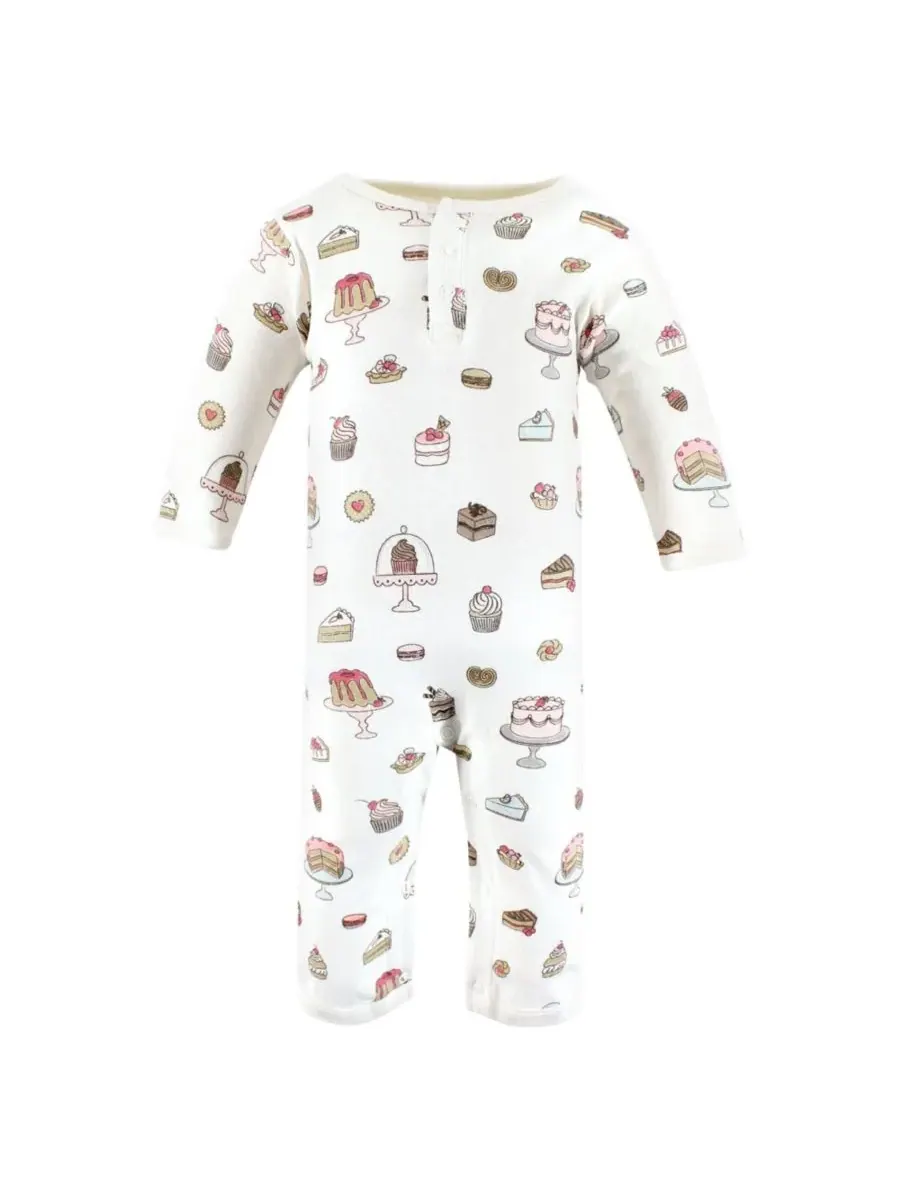 Мягкий хлопковый комбинезон для девочек Hudson Baby, Sweet Bakery — изображение 4 из 5