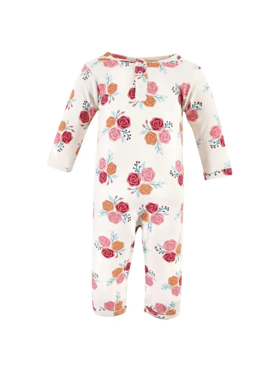 Мягкий хлопковый комбинезон для девочек Hudson Baby, Cutest Pumpkin — изображение 3 из 5