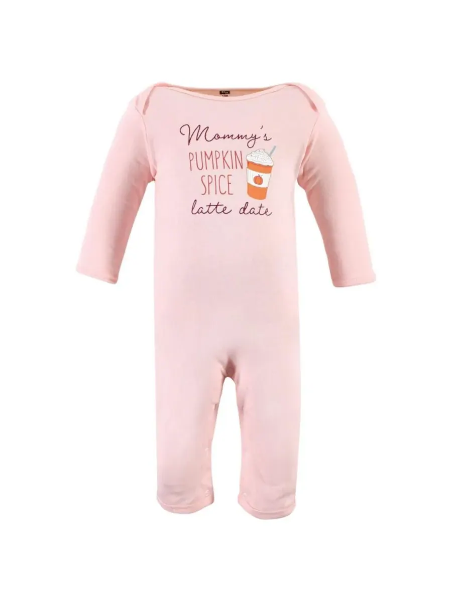 Мягкий хлопковый комбинезон для девочек Hudson Baby, Pumpkin Spice Date — изображение 5 из 5