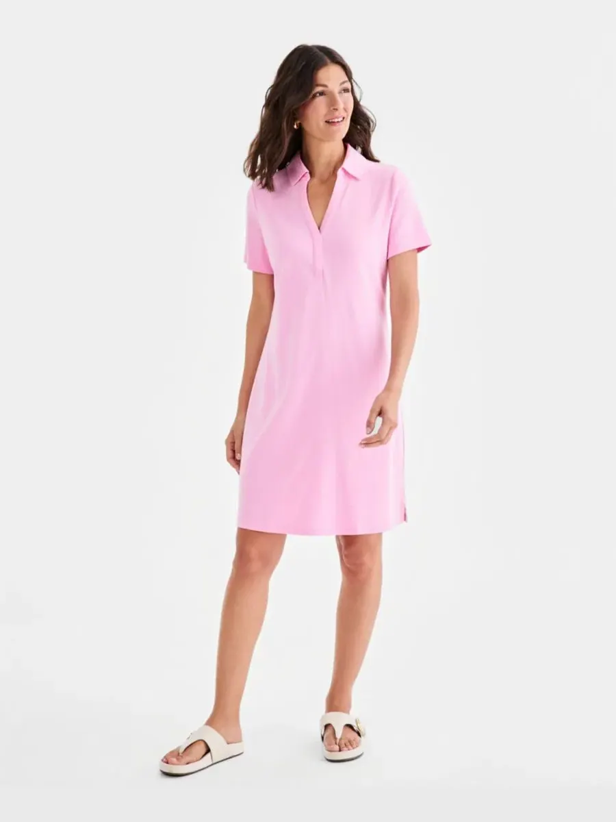 Женское платье-поло Style & Co — изображение 1 из 5, розовый