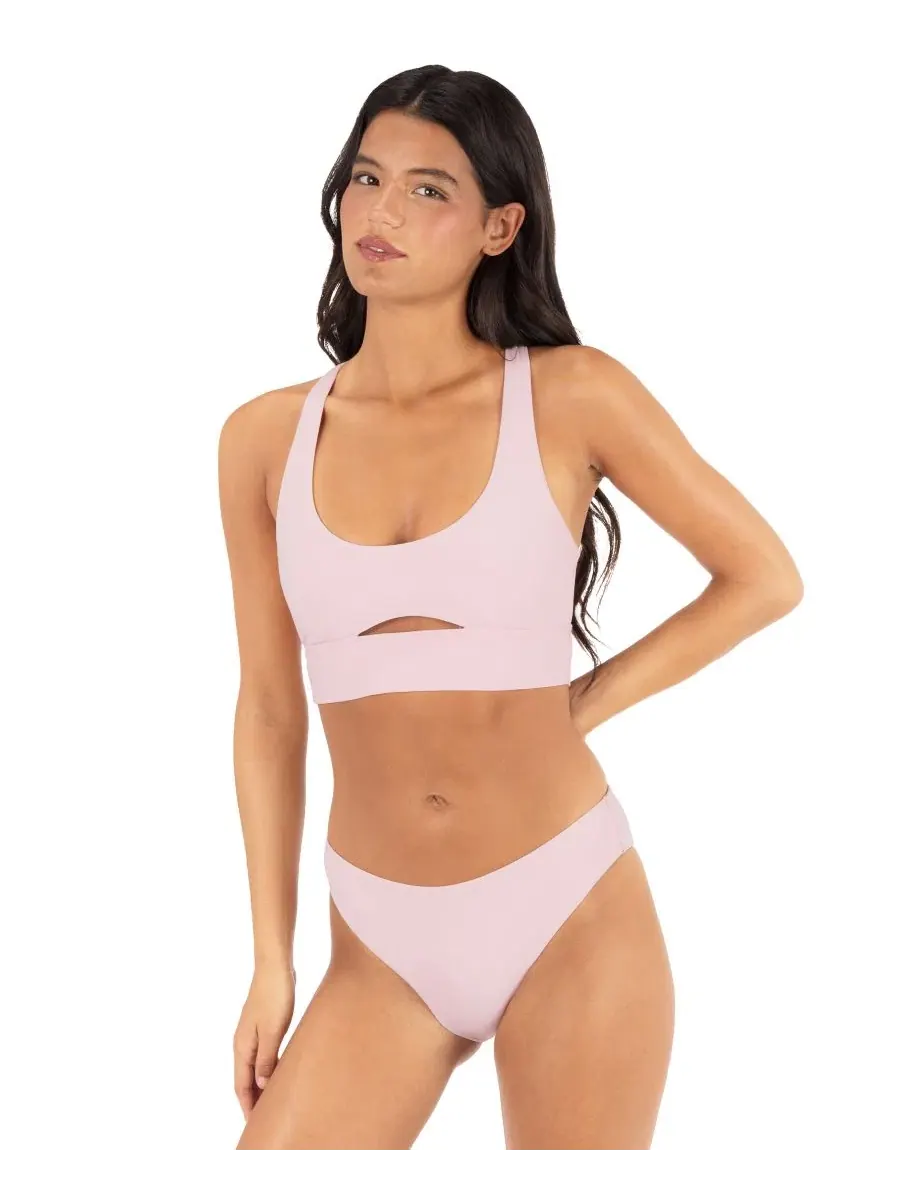 Женские плавки Max Solid Cheeky Hurley — изображение 1 из 8, розовый