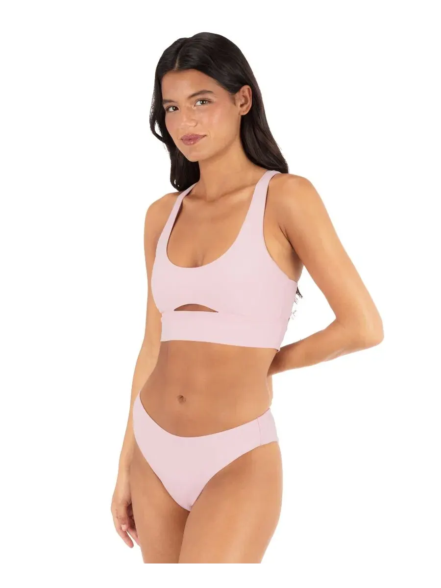 Женские плавки Max Solid Cheeky Hurley — изображение 3 из 8, розовый