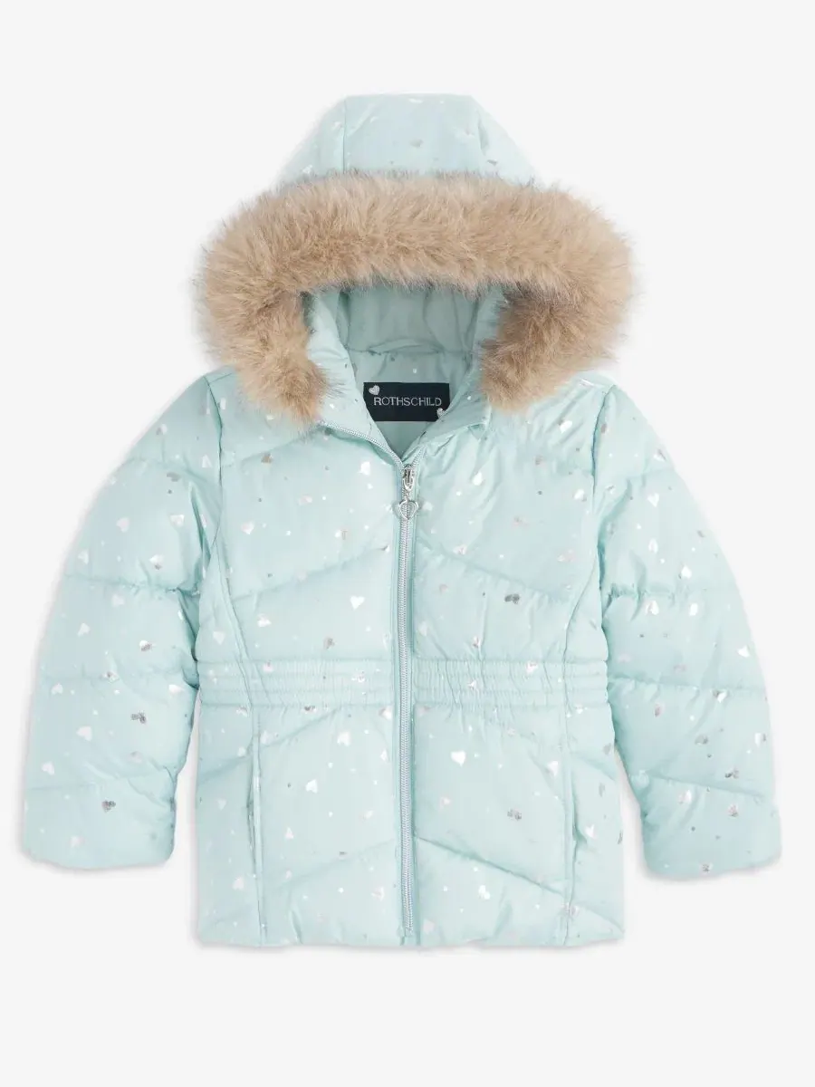 Детская куртка-пуховик с капюшоном Foil Quilted S Rothschild & CO