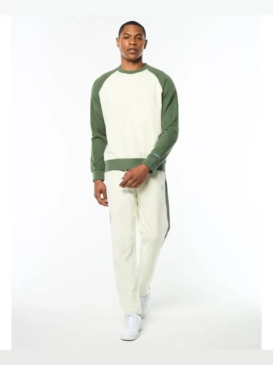 Свитшот с контрастными вставками Suonare Crewneck Sergio Tacchini — изображение 2 из 5, голубой