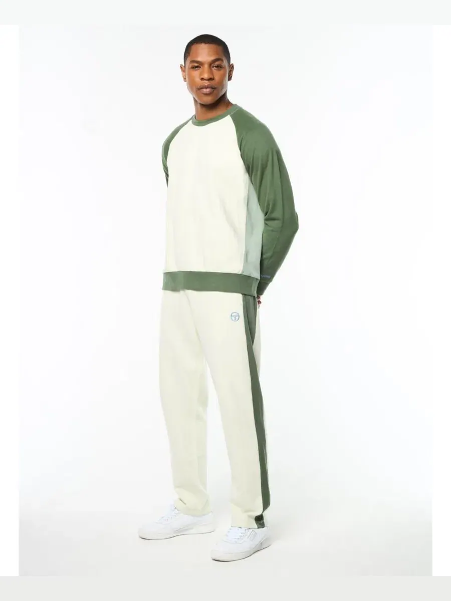 Свитшот с контрастными вставками Suonare Crewneck Sergio Tacchini — изображение 3 из 5, голубой