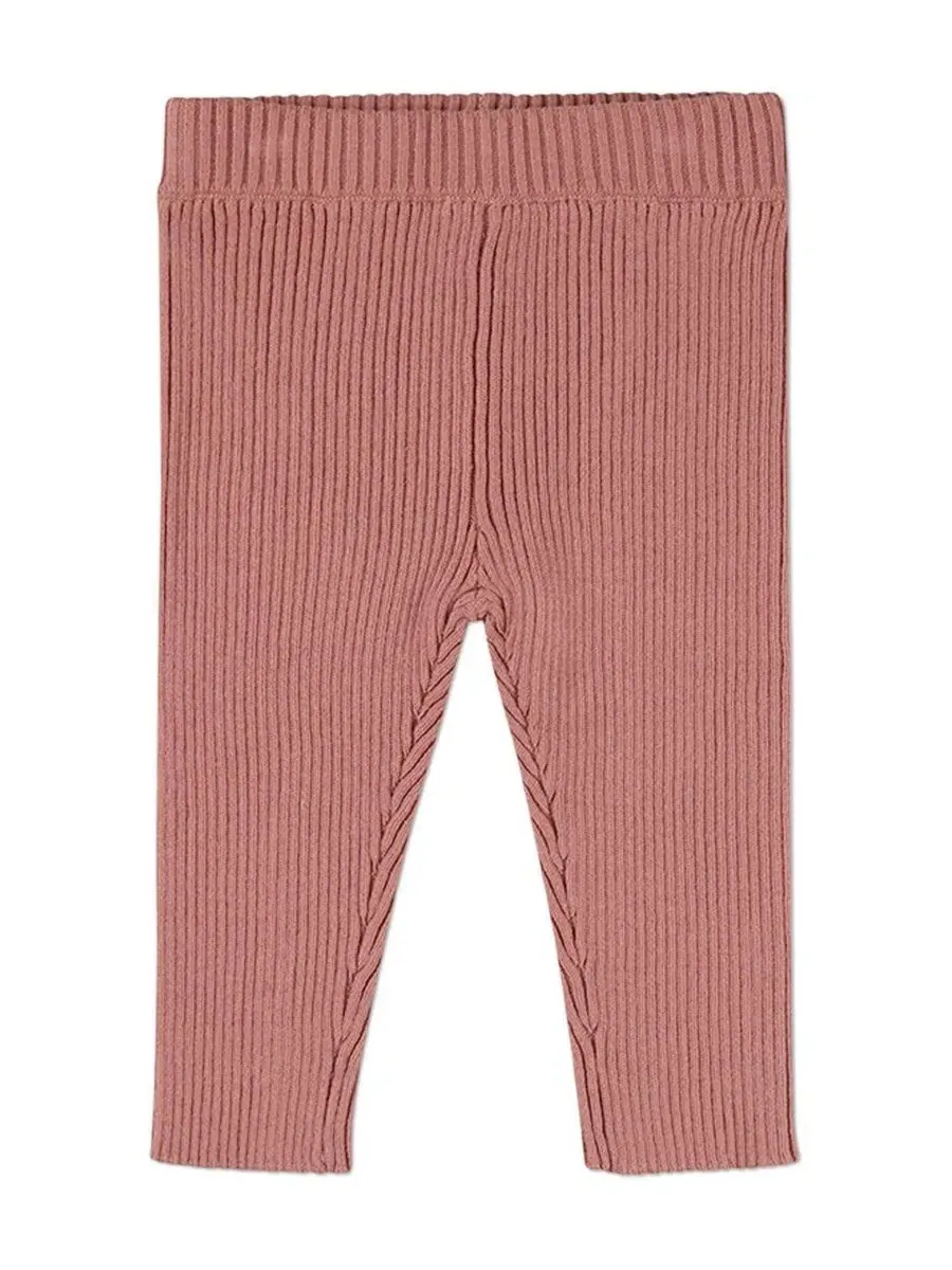 Комплект из кардигана и брюк для девочек Chevron Knit Set MeMoi — изображение 3 из 3, сирень