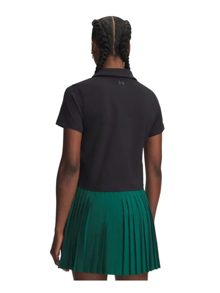Женская футболка-поло с V-образным вырезом Motion Polo Under Armour — изображение 4 из 4, черный