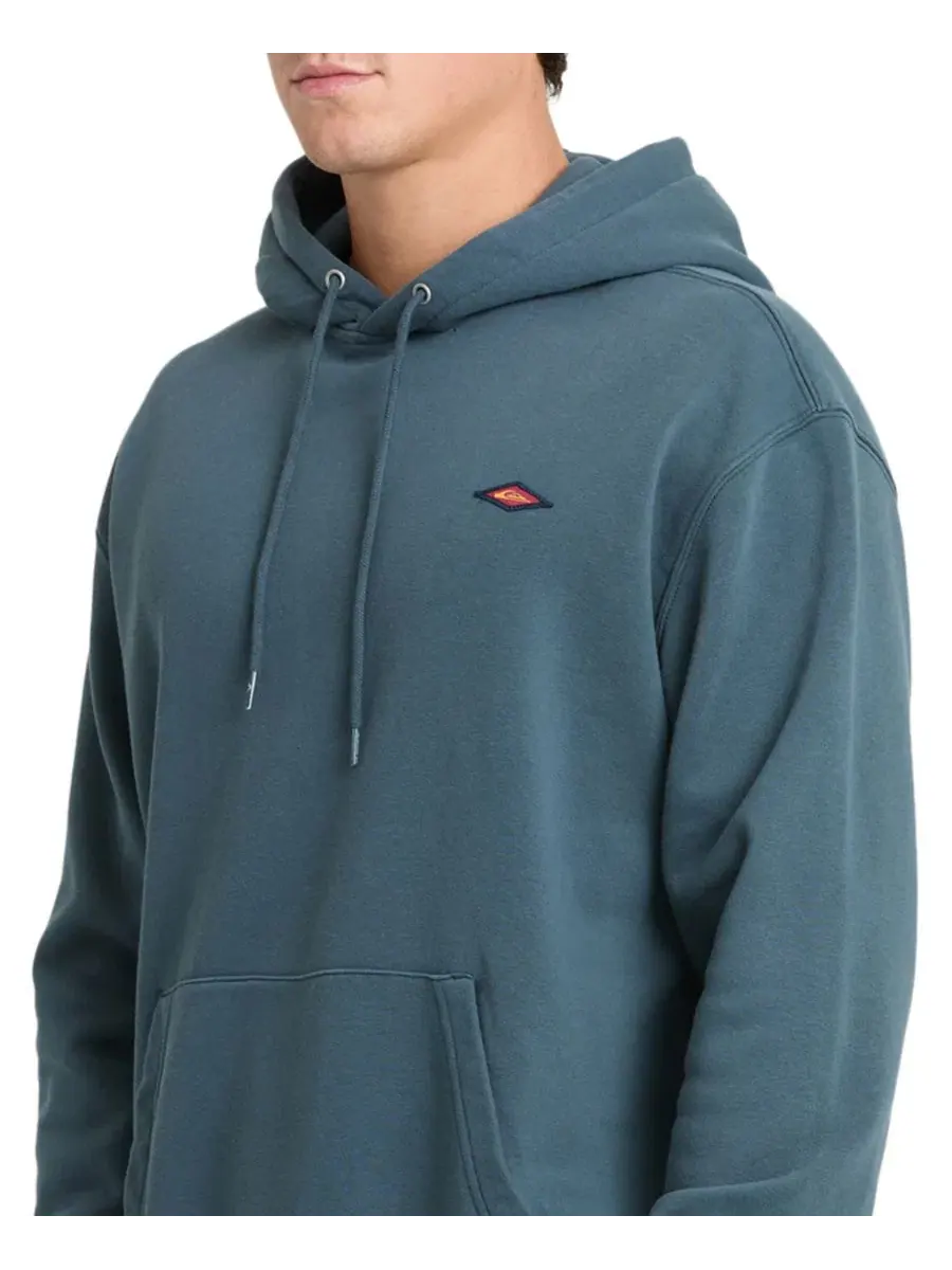 Худи мужское свободного кроя Saltwater Quiksilver — изображение 4 из 5, серый