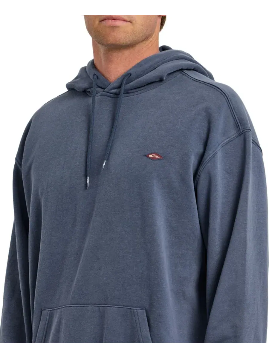 Худи с капюшоном свободного кроя Saltwater Quiksilver — изображение 3 из 3, темный джинсовый синий