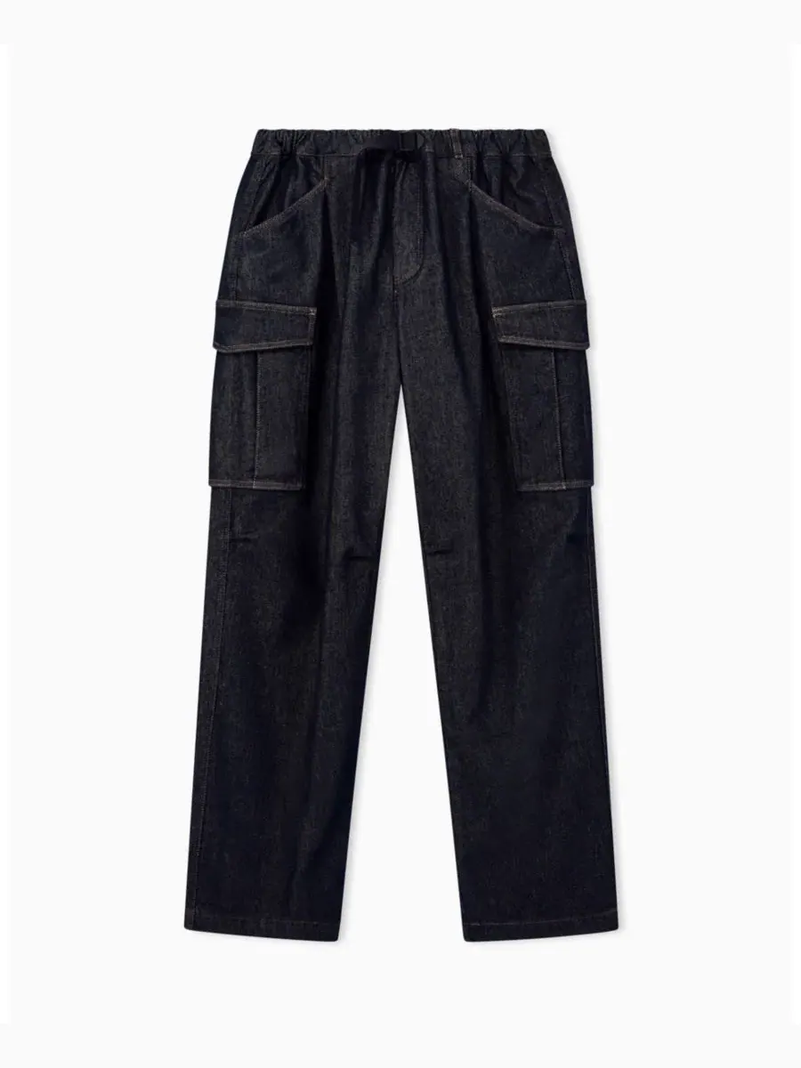 Мужские джинсы карго из стрейч-хлопка A|X Armani Exchange — изображение 1 из 4, синий джинсовый синий