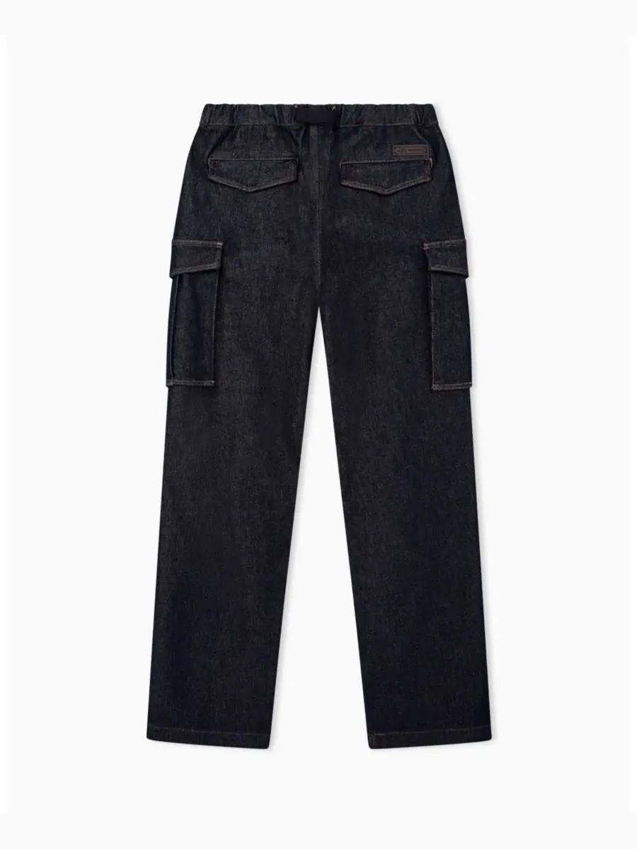 Мужские джинсы карго из стрейч-хлопка A|X Armani Exchange — изображение 3 из 4, синий джинсовый синий