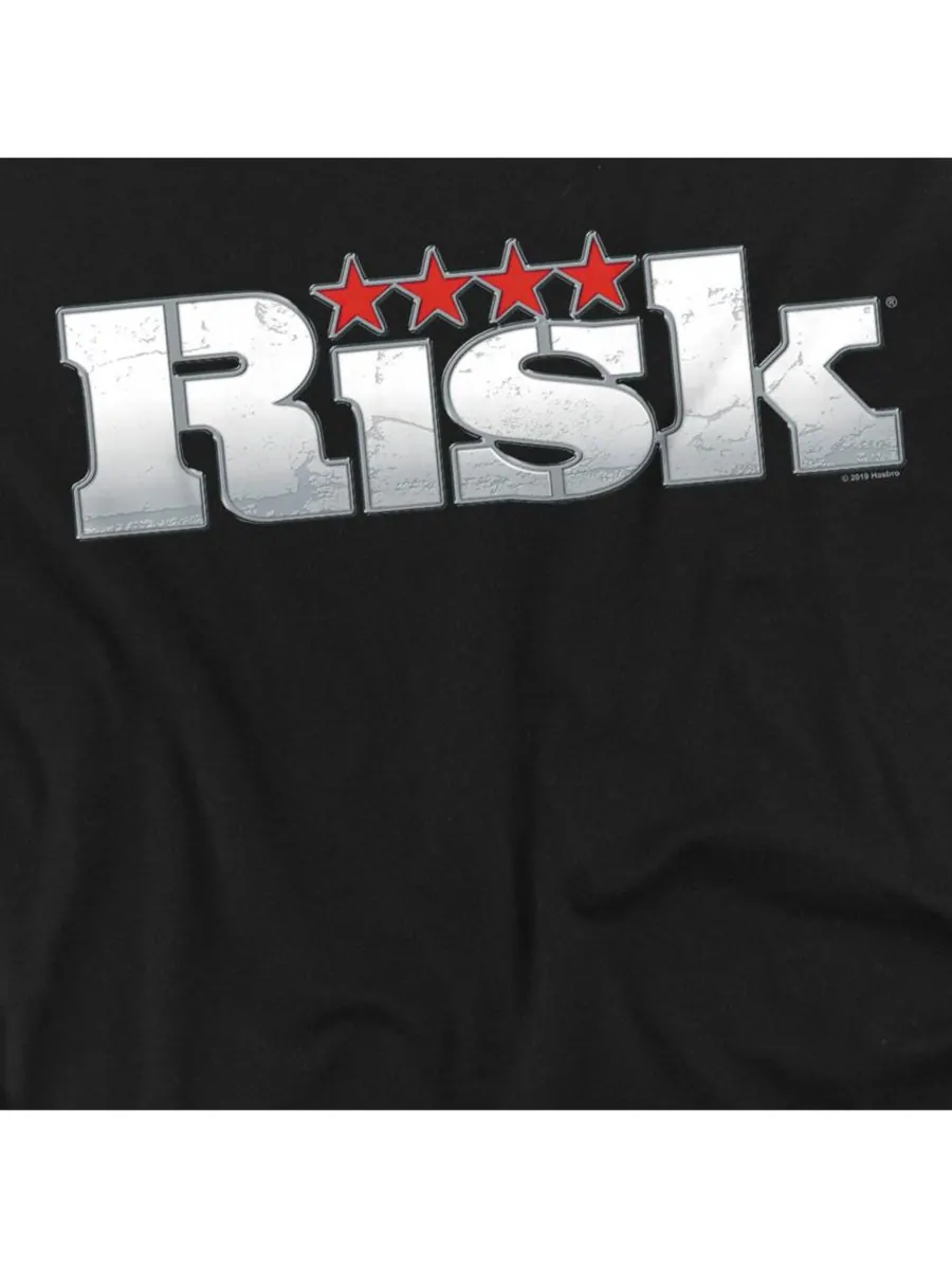 Футболка Big & Tall Risk с логотипом, выполненным из гранита Hasbro+ — изображение 2 из 3, черный