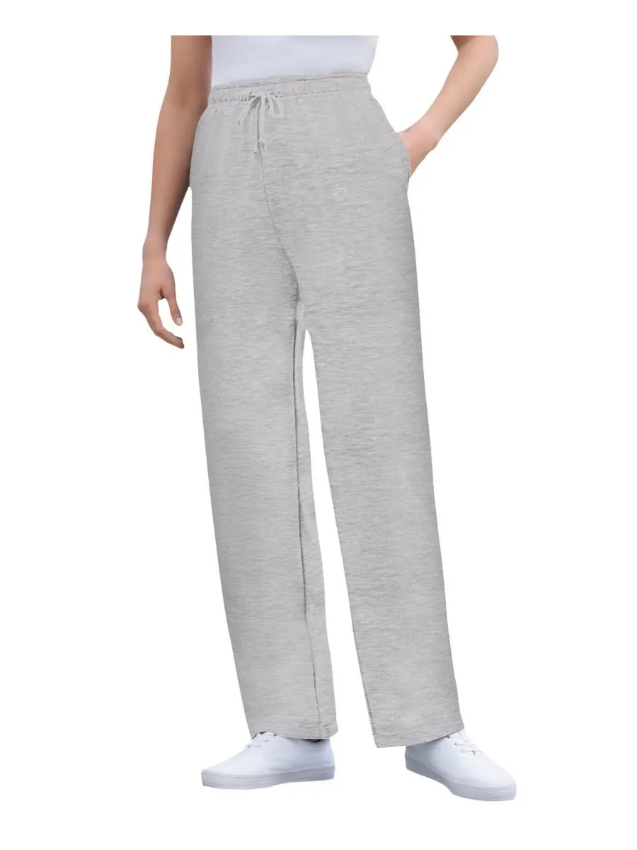 Женские спортивные штаны Within Tall Better-Fleece Pull-On с завязками Woman Within — изображение 1 из 3, серый