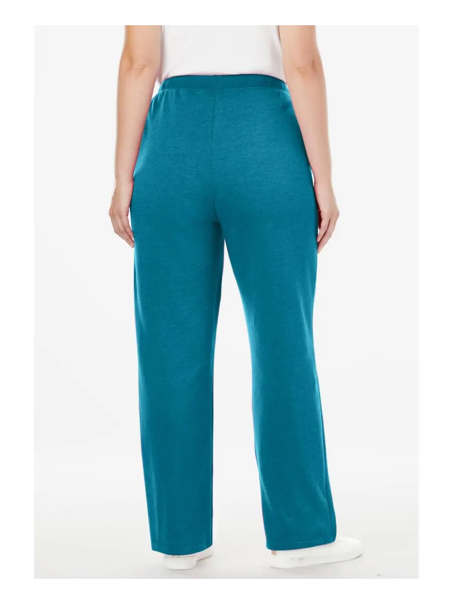 Женские спортивные штаны Within Tall Better-Fleece Pull-On с завязками Woman Within — изображение 3 из 3, серый
