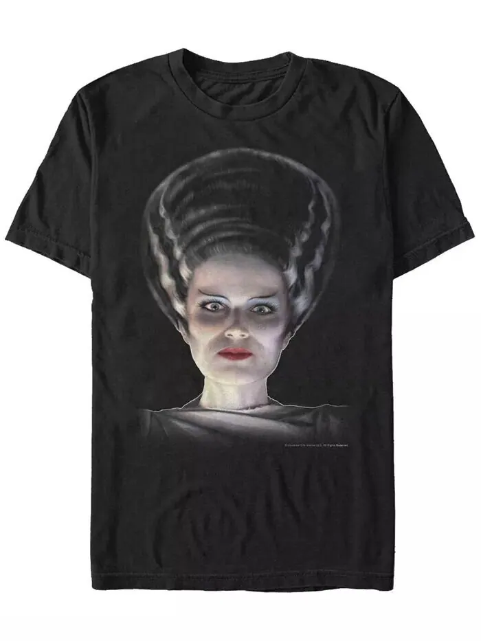 Мужская футболка с коротким рукавом Universal Monsters Big Bride Fifth Sun — изображение 1 из 1, черный