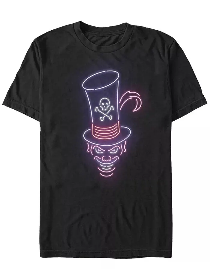 Футболка с коротким рукавом Disney Men's Princess and the Frog Neon Dr. Facilier Fifth Sun — изображение 1 из 1, черный