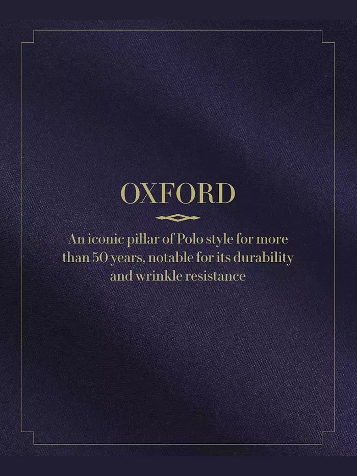 Мужская классическая короткорукавная рубашка Oxford Polo Ralph Lauren — изображение 2 из 2, белый