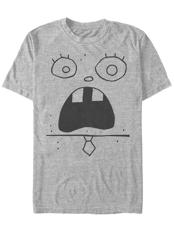 Мужская футболка с коротким рукавом Doodlebob Face Fifth Sun — изображение 1 из 1, приглушенный