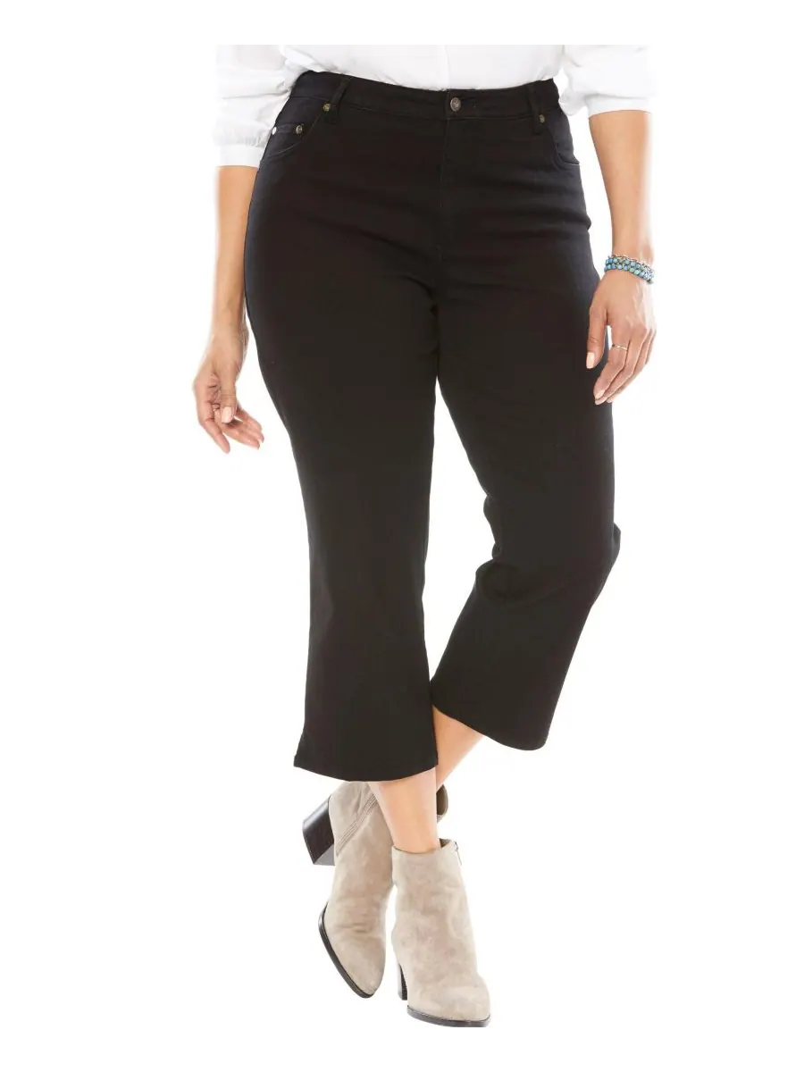 Женские джинсы-капри Within Stretch Denim с пятью карманами Woman Within