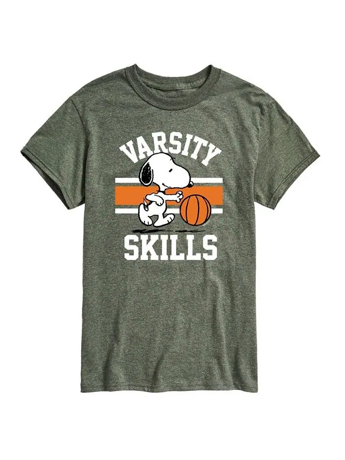 Мужская футболка Peanuts Varsity Skills AIRWAVES — изображение 1 из 2, зеленый