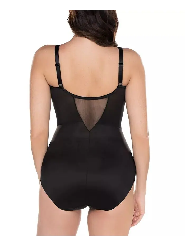 Женский сексуальный прозрачный сверхпрочный боди-брифер 2783 Miraclesuit — изображение 2 из 4, черный