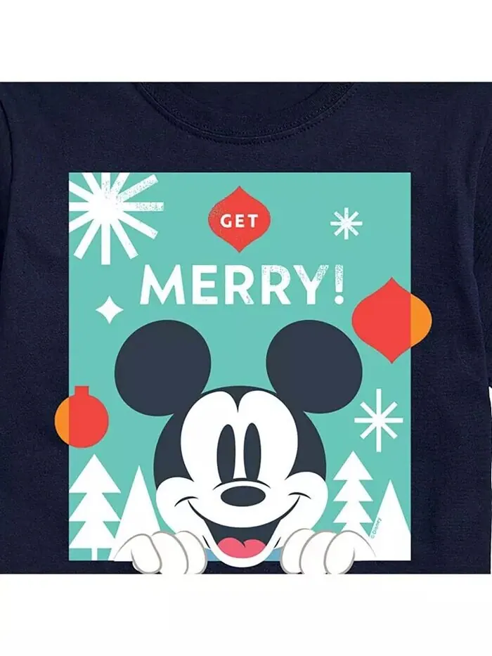 Мужская футболка Disney Holiday с короткими рукавами AIRWAVES — изображение 3 из 3, темно-синий