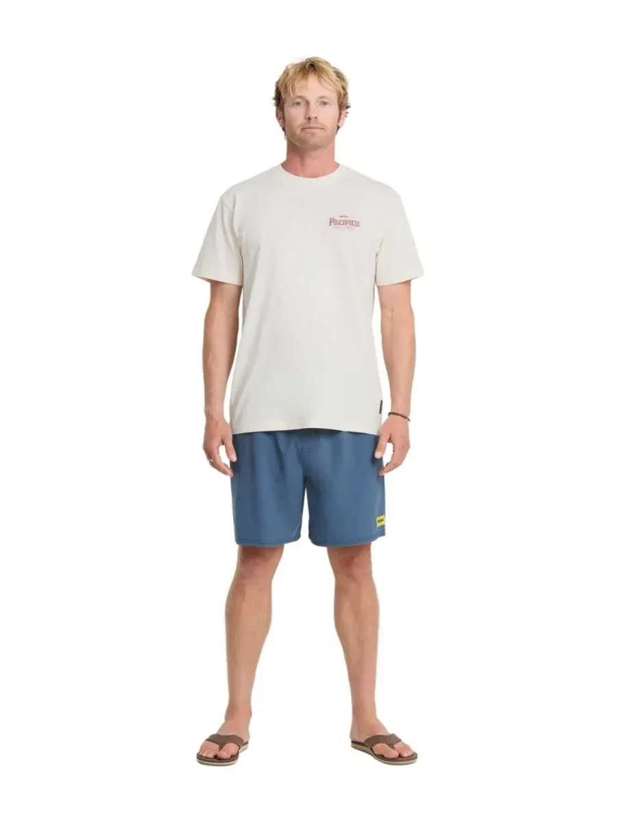 Футболка с коротким рукавом Pacifico Sayulita Cruising Quiksilver — изображение 2 из 7, белый
