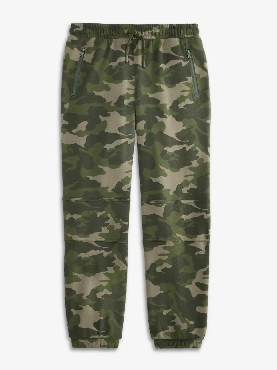 Комплект из худи, футболки с полосками и джоггеров из флиса Brooklyn Epic Threads, Camo Dude — изображение 3 из 20