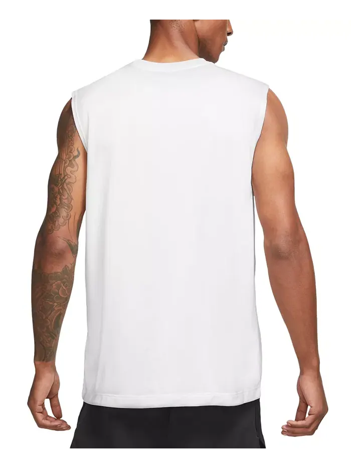 Мужская майка для фитнеса Legend Dri-FIT без рукавов Nike — изображение 4 из 7, белый/черный