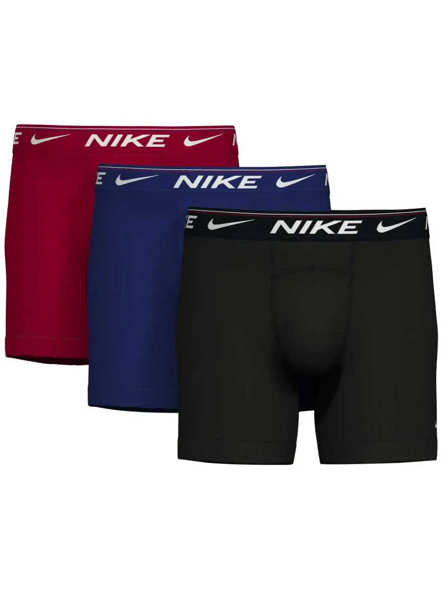 Nike Мужские боксеры Dri-FIT Ultra Comfort, комплект из 3 штук — изображение 1 из 1, черный