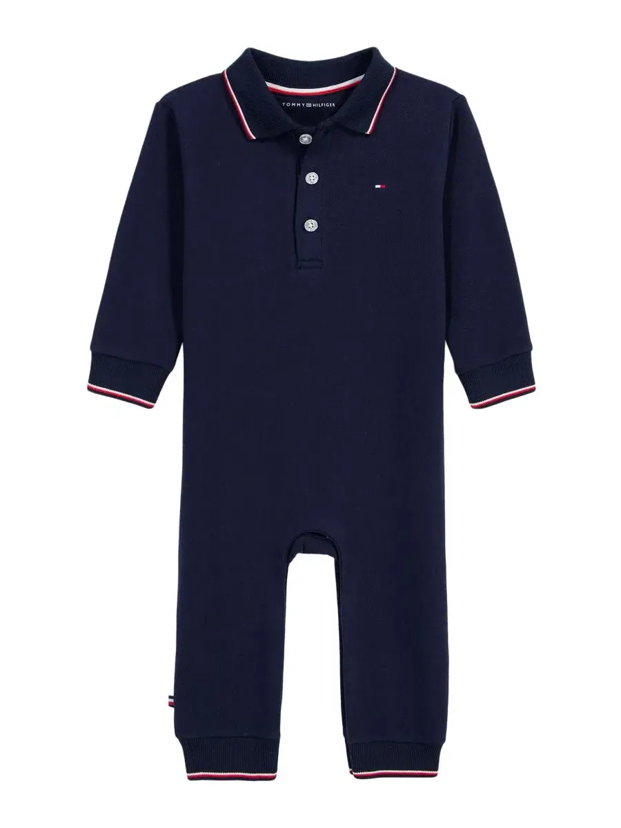 Детский комбинезон-поло с длинным рукавом Tommy Hilfiger