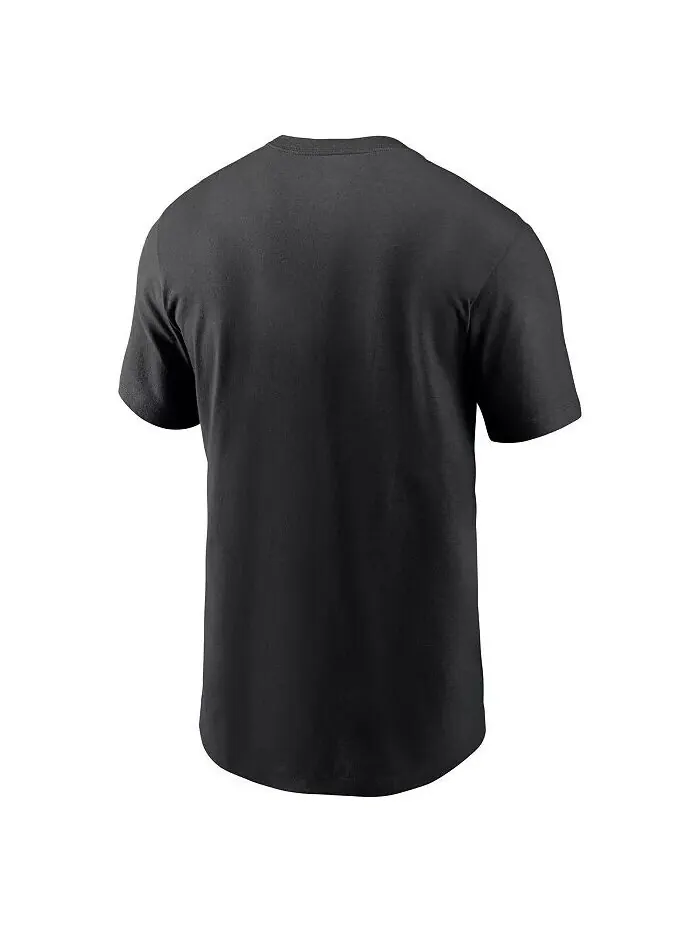 Мужская черная футболка Chicago White Sox Fashion с рисунком-галочкой Nike — изображение 2 из 3, черный