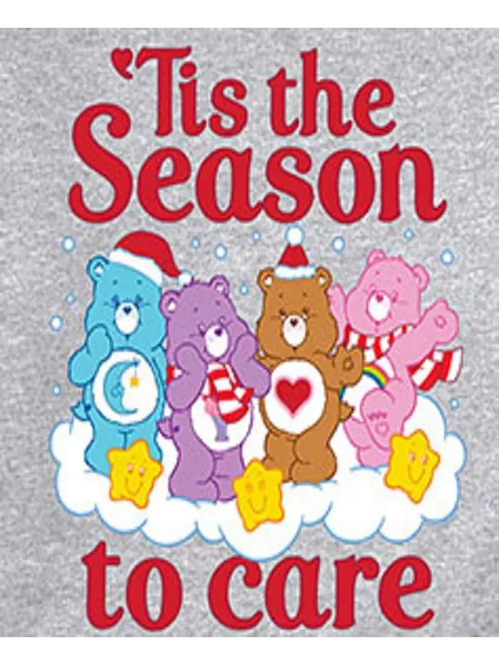 Мужская флисовая кофта Care Bears Tis The Season с длинным рукавом AIRWAVES — изображение 3 из 3, серый