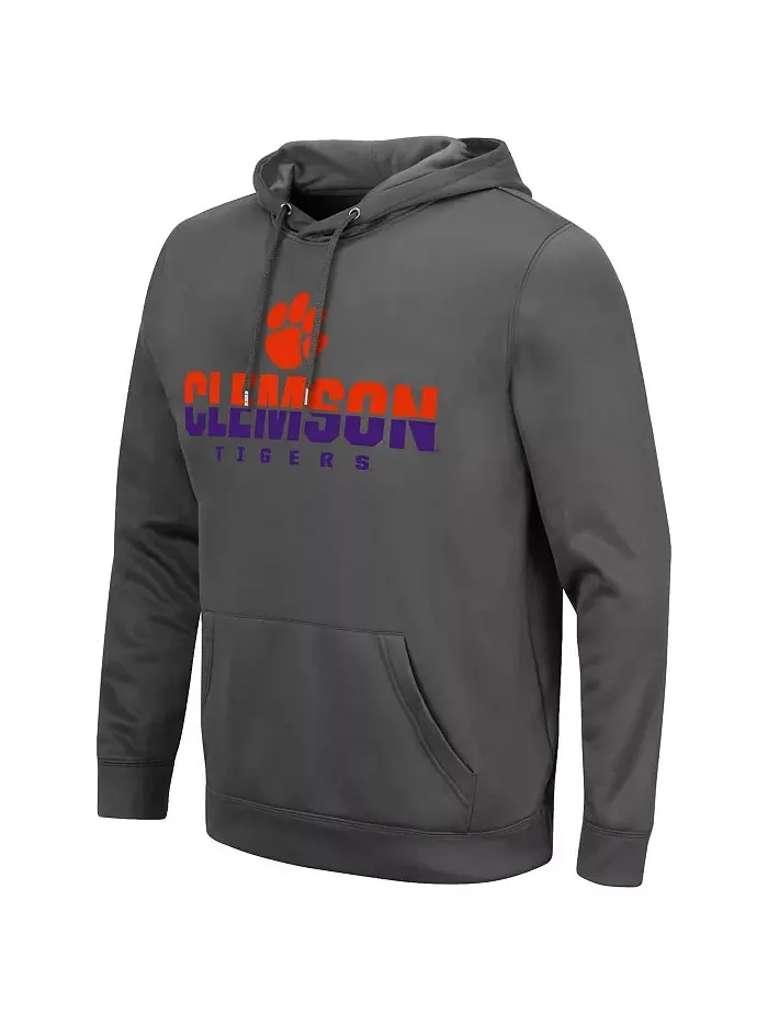 Мужская толстовка с капюшоном Clemson Tigers Lantern Colosseum — изображение 3 из 4, белый