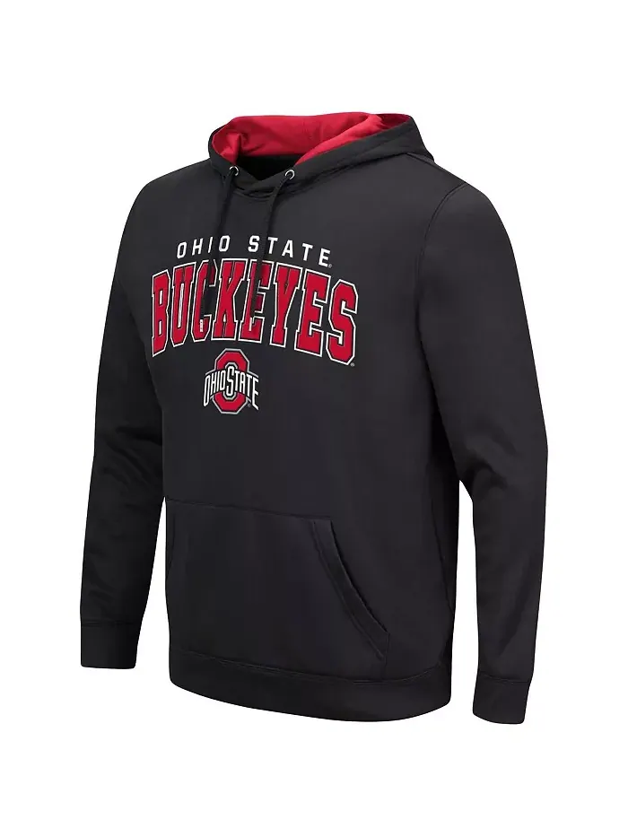 Мужская толстовка с капюшоном Ohio State Buckeyes Resistance Colosseum — изображение 4 из 5, алый