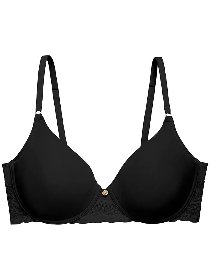 Женский бюстгальтер Bliss Perfection Contour с косточками 721154 Natori — изображение 2 из 5, черный
