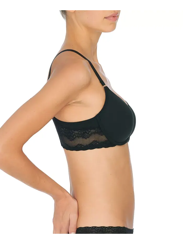 Женский бюстгальтер Bliss Perfection Contour с косточками 721154 Natori — изображение 4 из 5, черный