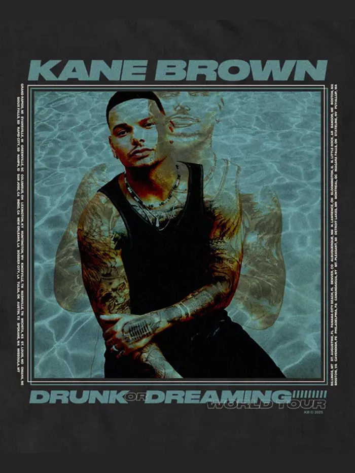 Мужская футболка с коротким рукавом D Dreaming Tour Fifth Sun — изображение 3 из 3, черный