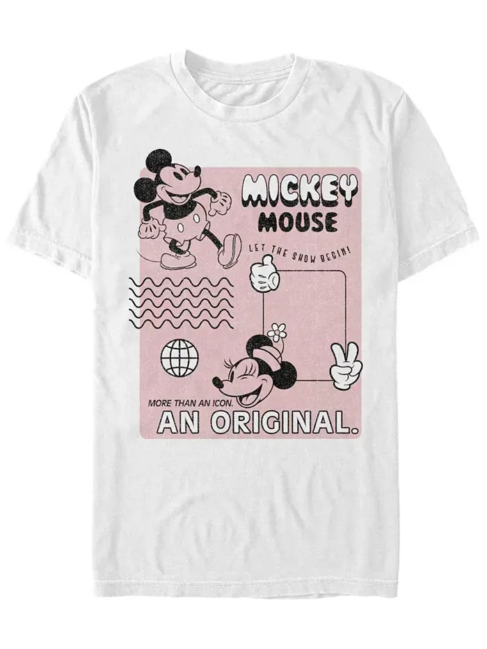 Мужская футболка с коротким рукавом Original Mickey Fifth Sun — изображение 1 из 2, белый