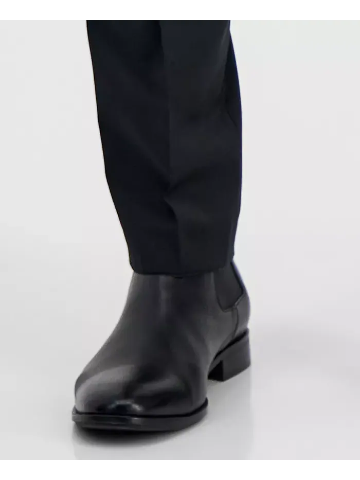 Мужские брюки Modern-Fit из смесовой шерсти Hugo Boss — 7