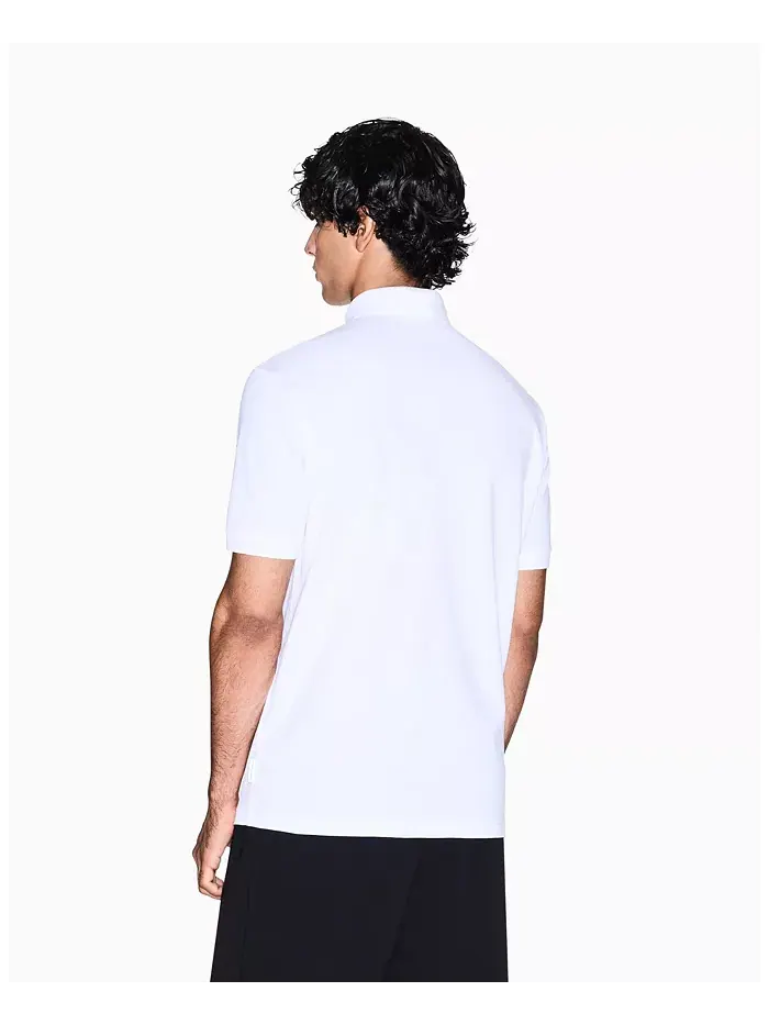 Мужская поло с золотым логотипом A|X Armani Exchange — изображение 4 из 5, мульти