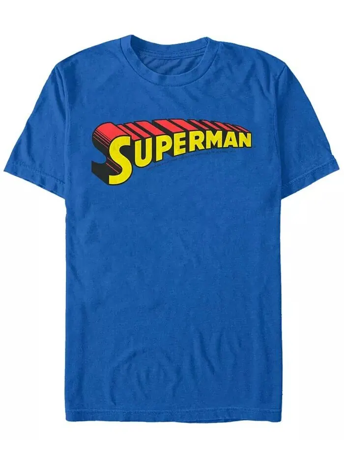 Мужская футболка с коротким рукавом и текстовым логотипом DC Superman Fifth Sun — изображение 1 из 1