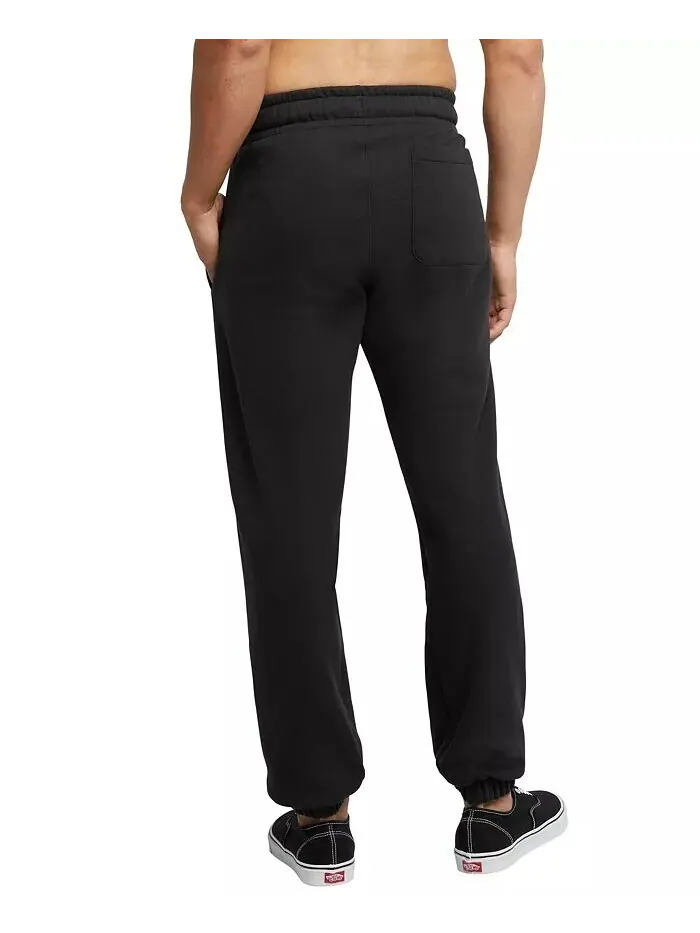 Мужские спортивные штаны из флиса с карманами Originals Hanes — изображение 2 из 4, черный