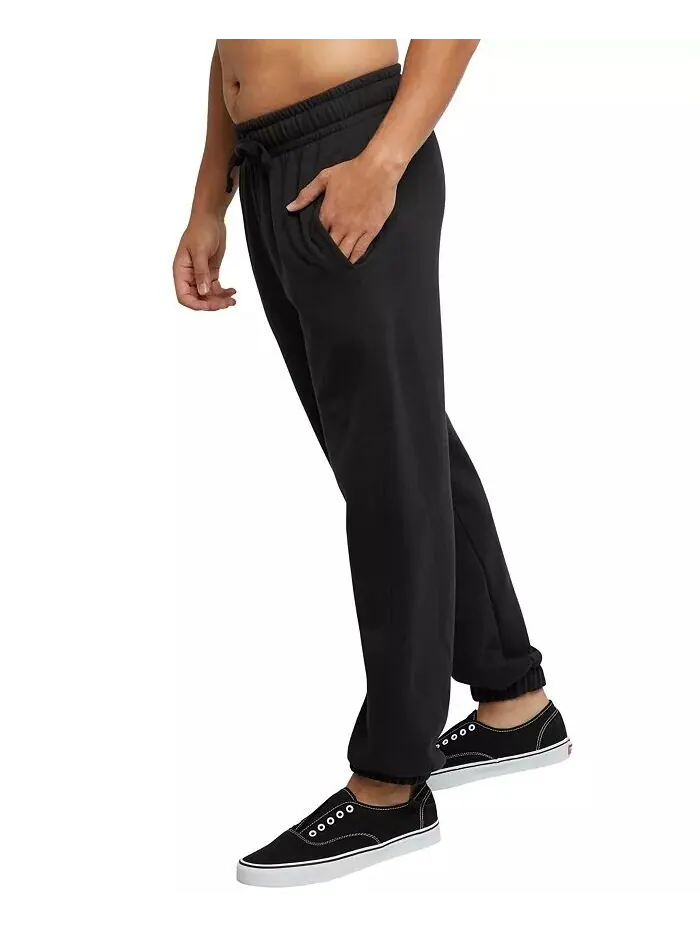 Мужские спортивные штаны из флиса с карманами Originals Hanes — изображение 4 из 4, черный
