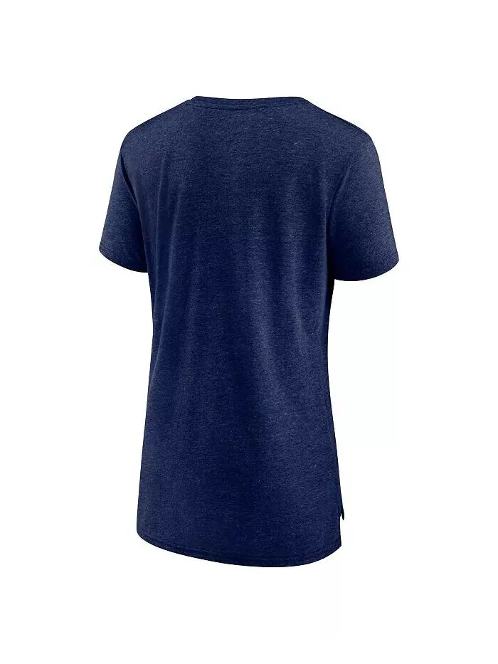 Женская футболка Heather Navy Washington Wizards League Leader Tri-Blend Fanatics — изображение 2 из 3